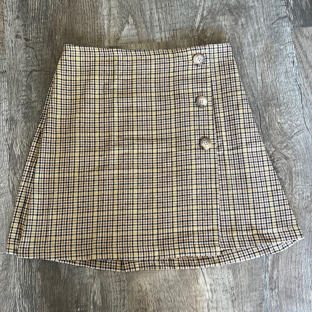 Houndstooth Skirt